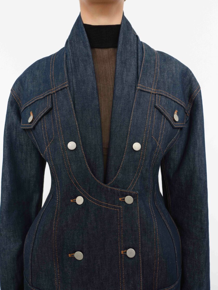 OPEN HEART DENIM JACKET - Image 3